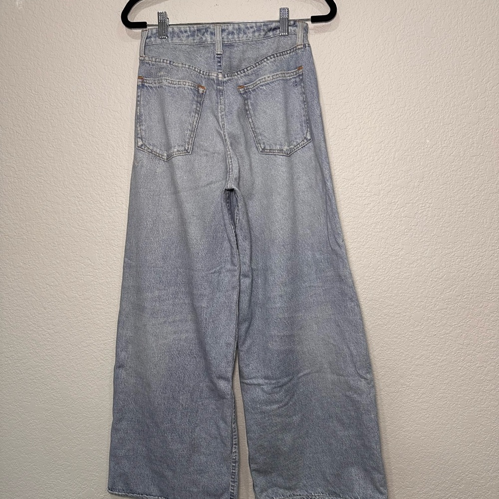 Cropped Miramar Sofie Wide-Leg Jeans Rag & Bone Women's 25 - Picture 10 of 11